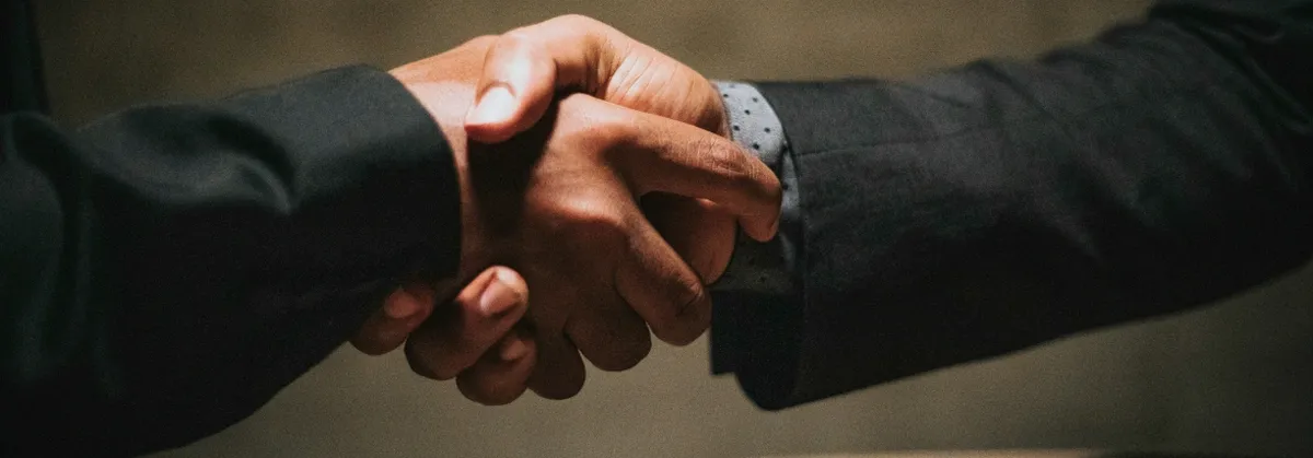 A Business Agreement Handshake