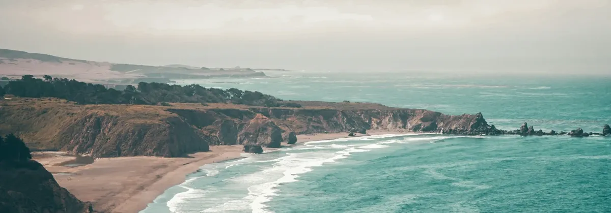 A view of California coastline