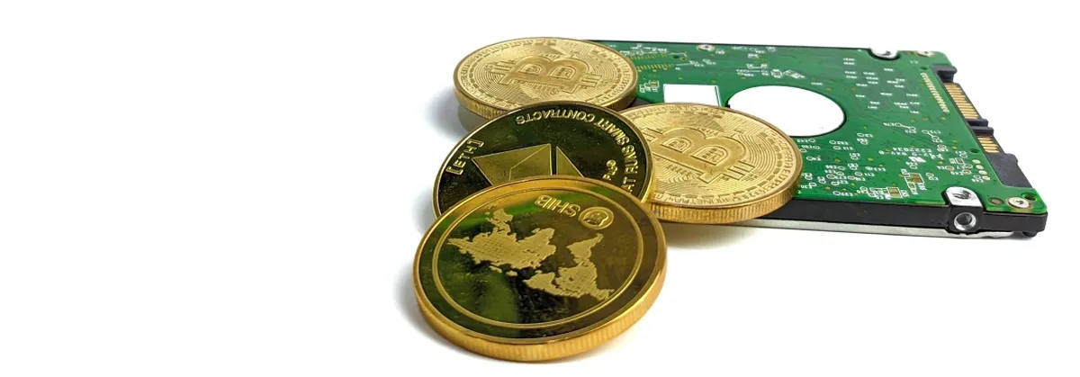 Gold Coins on a Hard Drive