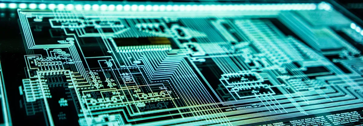 A Backlit Integrated Circuit Board