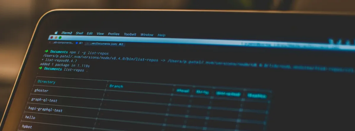 New Control Layer - top left corner of a laptop screen displaying code
