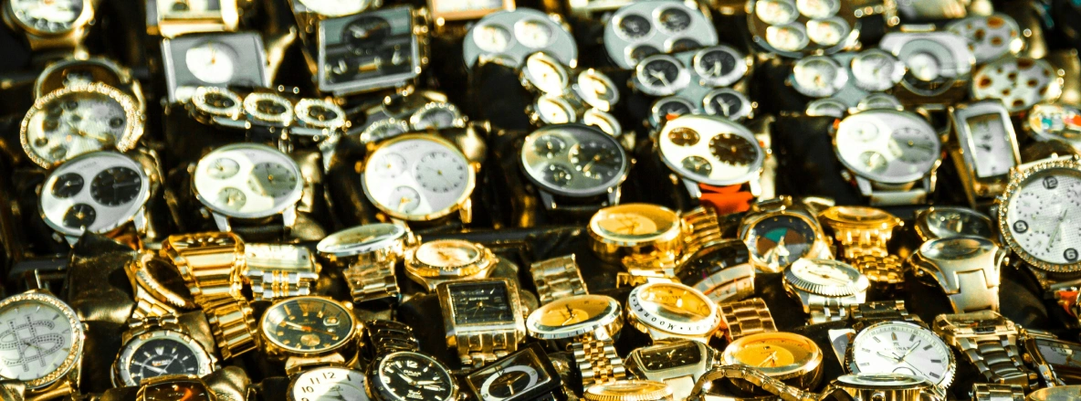 A wide range of classic wristwatches