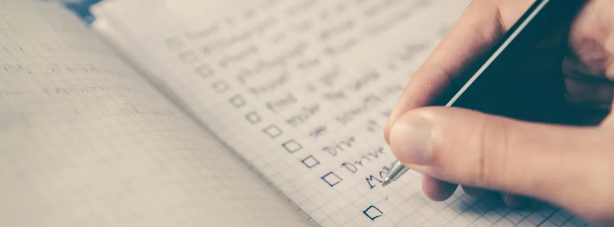 A checklist