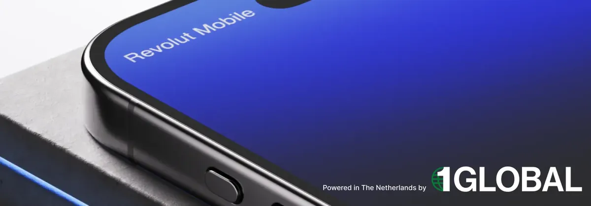 A smartphone using a revolut mobile eSIM