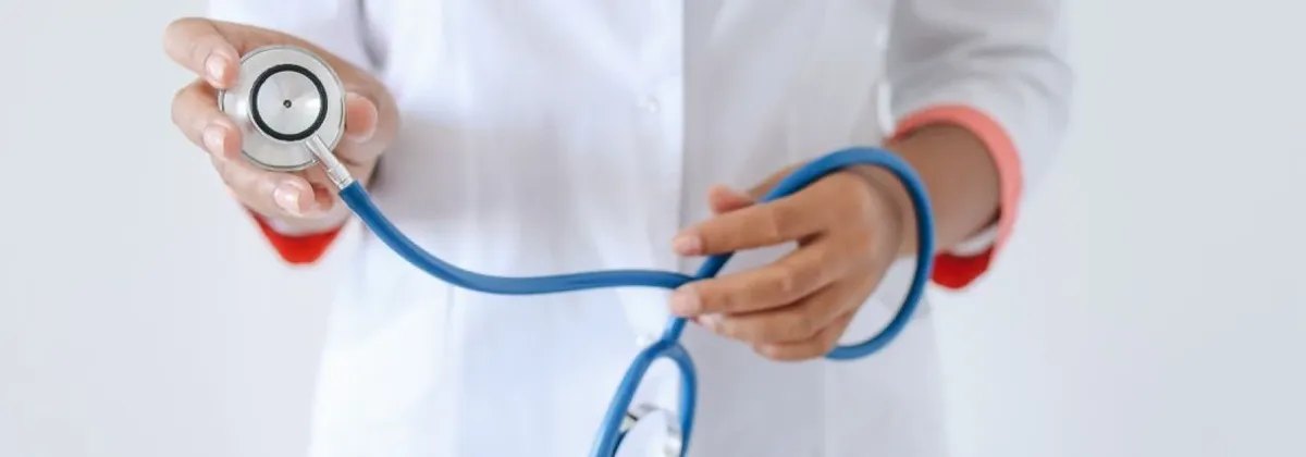a doctor holding a stethoscope