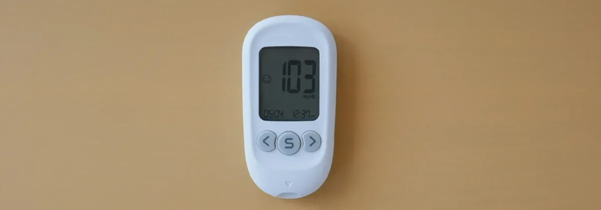A smart temperature sensor on a tan background