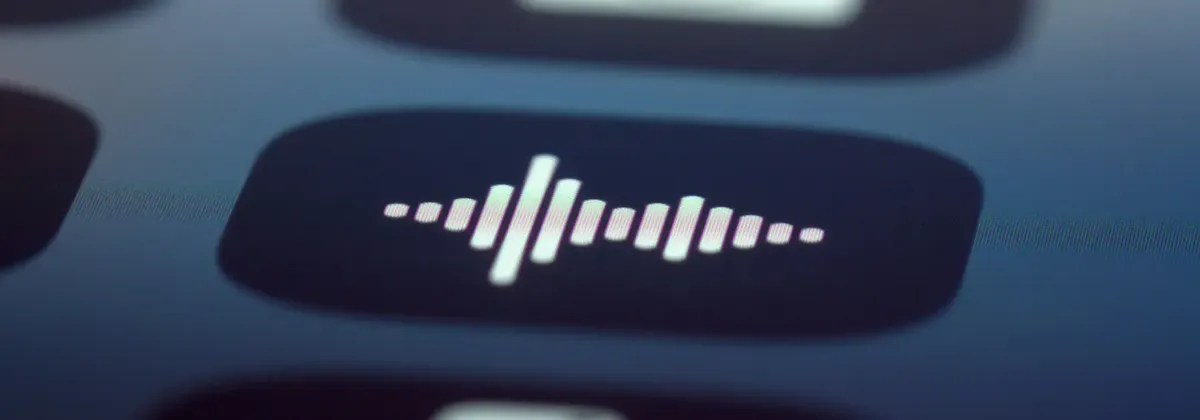 A voice recording app