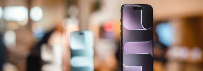 5G and eSIMs - the eSIM-only iPhone Air on display in a store